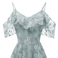 thumbnail image 4 of Gibobby Vestidos estampado floral Cóctel Vintage Swing Mujer Escote Vestido Fiesta Aline Floral Encaje Princesa Mujer Trajes y conjuntos(Verde, XXL), 4 of 4