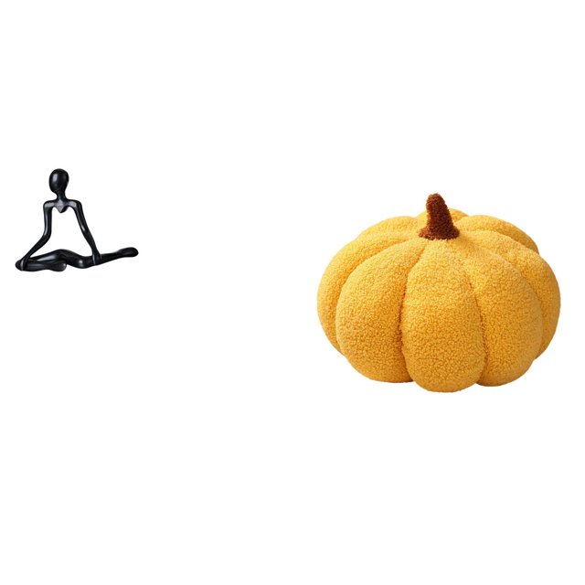 Escultura abstracta de pensador, figura de escritorio, juguete de calabaza, adorno decorativo con material PP suave, adecuado para oficina, hogar, dor