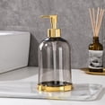 thumbnail image 1 of 450ml Refillable Hand Soap Dispenser, Soft Touch Multi-Purpose Pump Bottle for Bathroom Kitchen and Office, 1 of 7