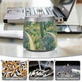 thumbnail image 6 of Yayeee Ashtray with Lid for Cigarette Smokeless Stainless Steel Home Ash Holder, Art Garden Scene, 6 of 7