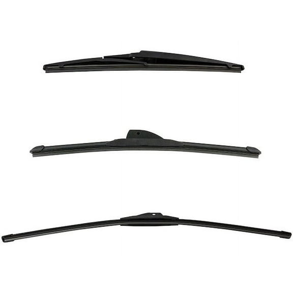 Wiper Blade Set 3 Piece - Compatible with 2013 - 2014 Toyota RAV4