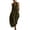 Army Green, variant on Women's Halter Neck Maxi Jumpsuit Deep V Neck Loose Fit With Pockets Casual Summer Outfit For Beach Vacation Daily Wear