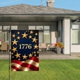 thumbnail image 3 of Amhnf American Independence Day 1776 Stars And Stripes Garden Flag For Home Outdoor Garden Yard Decor 12x18 inch, 3 of 5