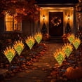 thumbnail image 4 of Akmoler Fall Outdoor Solar Lights, 7 Led Wheats Solar Lights Waterproof, Yellow | Auto on/off, Garden Decor for Pathway, Yard, Patio, 4 of 9