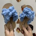 thumbnail image 2 of adviicd Toddler Girl Shoes Toddler Little Kids Slides Sandals Girls Boys Cloud Slides Quick Dry Beach Slides Pool Shower Flip Flops Slippers Cute Cartoon Summer Outdoor Shoes (Blue,1), 2 of 6