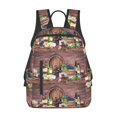 thumbnail image 1 of Disketp Bottle Glass Red Wine Mochila Ligera e Impermeable, Mochila de Día Resistente para Viajes, Senderismo y Uso Diario para Hombre y Mujer, 1 of 7