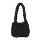 thumbnail image 1 of Bolso tejido a mano para mujer, bolso de hombro de punto de lana a la moda, regalo de vacaciones (negro) Ehuebsd Para Estrenar, 1 of 6