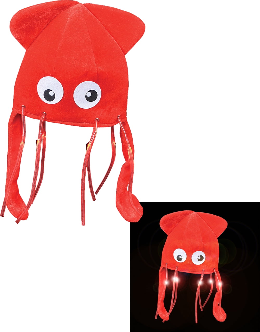 light up squid hat