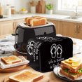 thumbnail image 3 of Toaster Cover 2 Slice, Dustproof Bakeware Oven Protector with Top Hook, Waterproof Small Kitchen Appliance Toasters Dust Cover, 11"x6"x8", 3 of 9