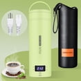 thumbnail image 1 of Hervidor eléctrico de viaje QRAGJBM portátil 450 ml 300 W verde, 1 of 6