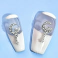 thumbnail image 4 of Soumake 10Pcs Nail Ornaments Bright Color Sparkling Shiny Visual Effect Creative Shape Wide Application Show Unique Charm Alloy 3D Metal Manicure Decor Nail Accessories For Nail Salon Practical, 4 of 8