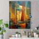 thumbnail image 4 of Qisvanset Kid Peeking Fence Canvas Print 12x16 Inch Kids Room Art, 4 of 8