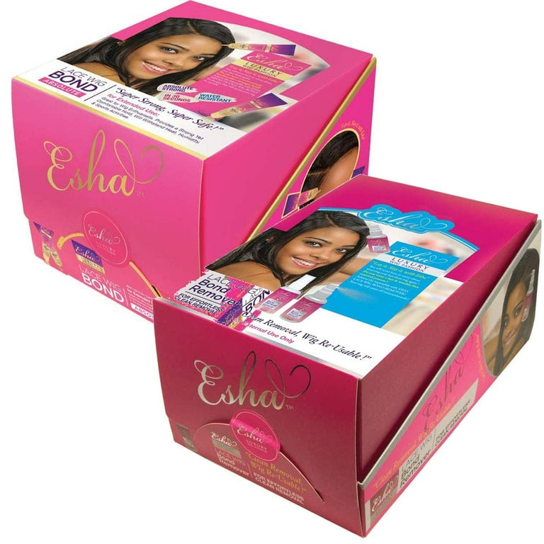 Esha Absolute Lace Wig Bond - Invisible Wig Bonding Glue: Water and  Oil-Resistant, Non-Toxic Formula for a Gentle, Secure Hold