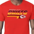 thumbnail image 3 of Men's Starter Red Kansas City Chiefs Logo Push Graphic T-Shirt, 3 of 3