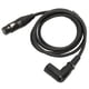 thumbnail image 3 of Cable XLR De ángulo Recto Macho A Hembra, Sonido Claro Resistente A La Suciedad Cable De Micrófono XLR Macho A Hembra De ángulo Recto 4.9 Pies Resistente Al Desgaste Para, 3 of 8