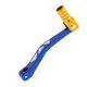 thumbnail image 1 of Palanca de cambio de marcha de motocicleta plegable para Yamaha TTR 50cc, pedal de aleación de aluminio, brazo de cambio, palanca azul con cabeza dorada y anillo plateado, 1 of 6