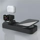 thumbnail image 5 of Soporte Para Teléfono Soporte De Carga Inalámbrico Soporte De Teléfono De Silicona 3 En 1 Para Iphone 8P / Xs / Xrx / 11/11 Pro / 12/12 Pro / 12 Pro Max Para Apple Watch Para Air Pods Inevent EL008695-00, 5 of 6