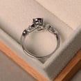 thumbnail image 3 of alexandrite ring, engagement ring, oval cut, color changing gemstone ring Gift, 3 of 4