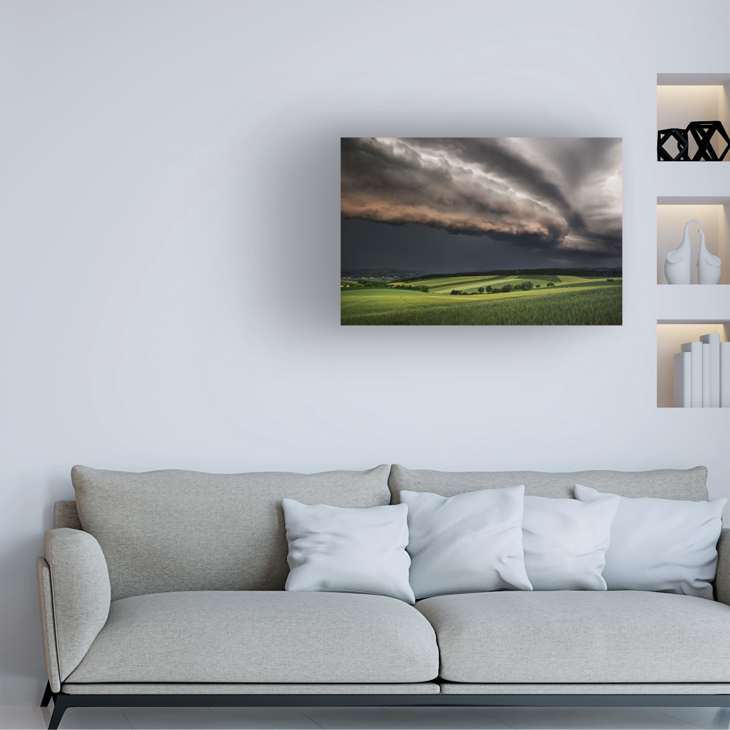 Burger Jochen 'Storm' Canvas Art