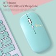 thumbnail image 2 of SK-030 Juego de teclado y mouse BT de 10 pulgadas Mini de 78 teclas, 2 of 8