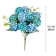 thumbnail image 3 of Flores artificiales para decoración del hogar o centros de mesa de bodas, ramo floral sintético portátil, arreglo de 36 cm para fiesta, oficina, jardín, 3 of 6