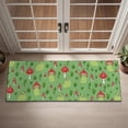 thumbnail image 2 of Red Mushroom Frog Green Pattern Door Rugs,Washable Non Slip Door Mats Indoor,Decorative Door Mats,Entry Mat Indoor for Entrance,Bedroom,Kitchen,Bathroom,16"x47", 2 of 6