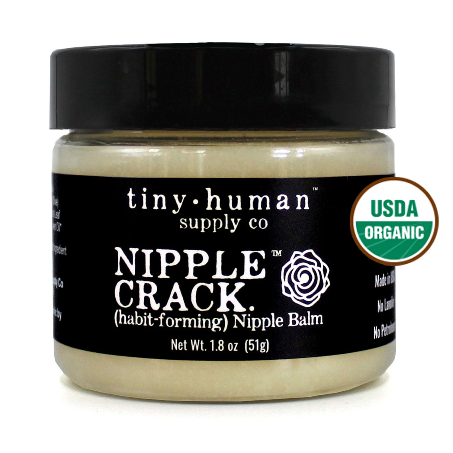 Organic Nipple Cream, Nipple Crack, LanolinFree Breastfeeding Nipple
