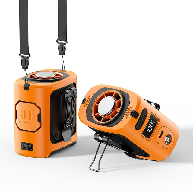 Ventilador portátil con clip de cintura MUXNW Mini de 100 velocidades 14000 RPM