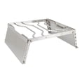 thumbnail image 1 of Foldable Pot Bracket, Windproof Waterproof Foldable Stove Stand Rack Over 10 Kg Bearing Silver  For Traveling, 1 of 8