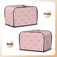 thumbnail image 7 of Toaster Covers 2 Slice, Pig Polka Dot Waterproof Bread Machine Cover Fits for Standard 2 Slice Toasters, Home Decor Toaster Protection with Hanging Rope, 7 of 7