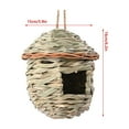 thumbnail image 4 of BirdHouses for Outside with Pole, Wood Birdhouse for Outdoors Hanging Garden Patio Decorative for Sparrow Throstle Outdoor Nesting Box, 4 of 8