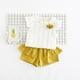 thumbnail image 4 of Conjunto de Ropa para Niña Sonducket 2 unids/set Top Corto Pantalones Talla 7, 4 of 6