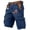 Navy-S1, variant on Patriotic Shorts for Men Patriotic Graphic Distressed Washed Shorts with Pocket Baggy Casual Hiking Outdoor Golf Cargo Shorts 250 Year American Anniversary American Flag Patriotic Shorts,Brown XL