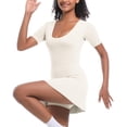 thumbnail image 2 of THDHVS Women's Casual Dresses, Athletic Dress with Shorts Pockets Summer Dresses for Women Golf Outfits for Workout Beige XL, 2 of 7