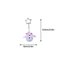 thumbnail image 2 of Cowboy Hat Mirror Ball Keychain with Gold Star - Cute Purse Accessory for Women & Girls, 2 of 7