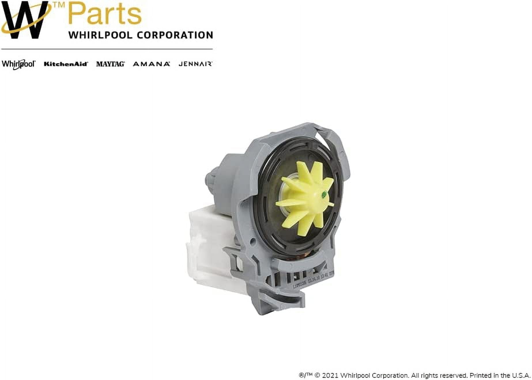 Genuine Whirlpool Drain Pump Assembly W10348269