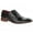 Black, variant on UV Signature Men's Brogue Cap Toe Dress Shoes
