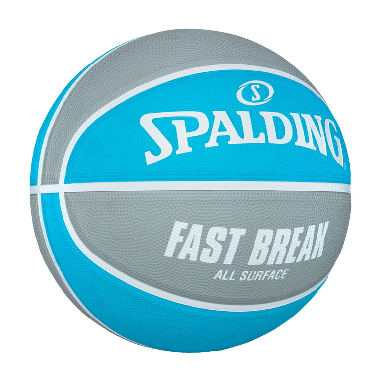 Spalding Fast Break All Surface Blue/Silver Basketball 29.5\