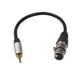 thumbnail image 1 of Conector macho de 3,5 mm a XLR Cable hembra Cable de audio Micrófonos Altavoces Consolas de sonido Amplificador Advancent EL0603-02, 1 of 2