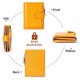 thumbnail image 3 of Leather Wallet and Card Holder - Antique Yellow - 1 piece, 3 of 5
