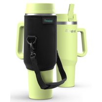 Leak-proof 40 oz Tumbler with Handle and Carrier Bag, Spill-proof