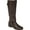 Brown, variant on Journee Womens Harley Wide Calf Stacked Heel Riding Boots