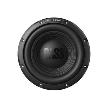 Alpine BassLine Series 10 Inch 750 Watt 4-Ohm Car Audio Subwoofer | W10S4