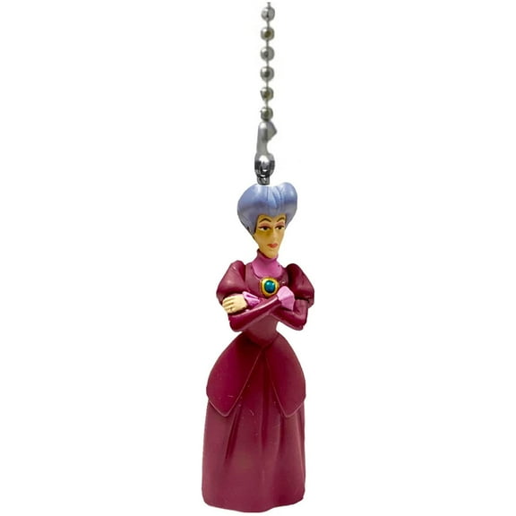 Lady Tremaine Stepmother Fan Light Lamp Pull Chain Cinderella Figure PVC
