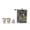 Deer, variant on River's Edge Bass Design Stainless Steel Flask with Loading Funnel and Shot...