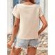 thumbnail image 5 of Blusas de para Mujer, Blusas Informales con Cuello para Negocios, Blusas con Mangas Abullonadas, Ropa de Trabajo Holgada de Verano. Albaricoque L, 5 of 9