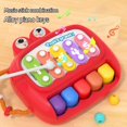 thumbnail image 4 of PEACNNG 2-in-1 Youngsters‘ Piano & Percussion Toy - Early Learning Musical Instrument with Cute Design  Blue ABS Material, 4 of 5