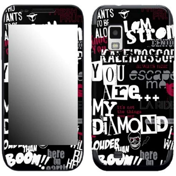 Zing Revolution MS-TSTO10274 Tiësto-Toutes les Chansons de Téléphone Portable Couverture de la Peau pour Samsung Fascinate Galaxy S (SCH-I500)