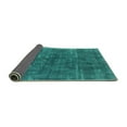 thumbnail image 2 of Ahgly Company Indoor Rectangle Oriental Turquoise Blue Industrial Area Rugs, 7' x 10', 2 of 4