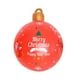 thumbnail image 2 of 23" Inflatable Christmas Ball PVC Inflatable Decorated Ball Large Holiday Inflatables Outdoor Decorations Xmas Blow up Yard Decor Giant Ornaments for Year Festive Christmas Themed Party Decor, 2 of 6